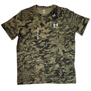 Under Armour Men’s XL T-Shirt – Short Sleeve, Loose Fit - green camo
